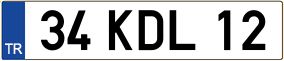 Truck License Plate
